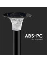 V-TAC 15W LED Соларна Наземна Лампа 6000K+4000K Черна - 23006 - 9