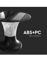 V-TAC 15W LED Соларна Наземна Лампа 6000K+4000K Черна - 23005 - 7