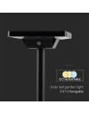 V-TAC 2W LED Соларно Колче Алуминиева Основа 3в1 - 10304 - 4