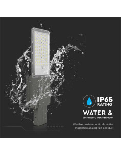V-TAC 35W Улична Лампа Соларна Bridgelux Чип 6500K - 10229 - Цена | LEDs4economy 2