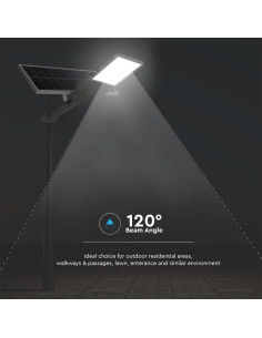 V-TAC 30W Улична Лампа Соларна Bridgelux Чип 4000K - 10226 - Цена | LEDs4economy 2
