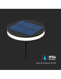 V-TAC 1.8W LED Соларен Спот Колче IP54 3000K - 23015 - Цена | LEDs4economy 2