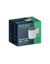 V-TAC 1W LED Соларна Стенна Лампа SMD Бяло Тяло IP44 3000K - 23013 - 3