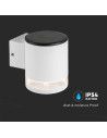 V-TAC 1W LED Соларна Стенна Лампа SMD Бяло Тяло IP44 3000K - 23013 - 4