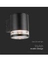 V-TAC 1W LED Соларна Стенна Лампа SMD Микровълнов Датчик IP44 3000K - 10399 - 4