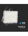 V-TAC 20W LED Соларен Прожектор 6400K Сменяема Батерия Бяло Тяло - 7845 - 5
