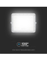 V-TAC 20W LED Соларен Прожектор 6400K Сменяема Батерия Бяло Тяло - 7845 - 6