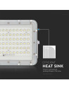 V-TAC 15W LED Соларен Прожектор 6400K Сменяема Батерия Бяло Тяло - 7843 - 4