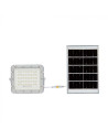 V-TAC 10W LED Соларен Прожектор 6400K Сменяема Батерия Бяло Тяло - 7841 - 10