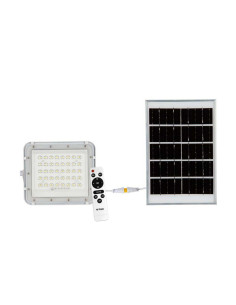 V-TAC 6W LED Соларен Прожектор 6400K Сменяема Батерия Бяло Тяло - 7839 - Цена | LEDs4economy