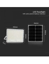V-TAC 30W LED Соларен Прожектор 4000K Сменяема Батерия Бяло Тяло - 7848 - 4