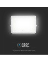 V-TAC 30W LED Соларен Прожектор 4000K Сменяема Батерия Бяло Тяло - 7848 - 6
