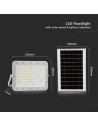 V-TAC 15W LED Соларен Прожектор 4000K Сменяема Батерия Бяло Тяло - 7844 - 3