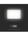 V-TAC 30W LED Соларен Прожектор 4000K Сменяема Батерия Черно Тяло - 7830 - 5