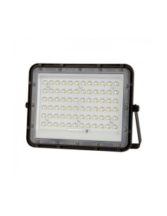 V-TAC 15W LED Соларен Прожектор 4000K Сменяема Батерия Черно Тяло - 7826 - Цена | LEDs4economy