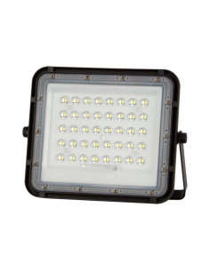 V-TAC 10W LED Соларен Прожектор 4000K Сменяема Батерия Черно Тяло - 7824 - Цена | LEDs4economy