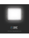 V-TAC 10W LED Соларен Прожектор 4000K Сменяема Батерия Черно Тяло - 7824 - 9