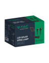 V-TAC 2x1.2W Соларно Градиснко Колче Черно Тяло IP65 - 20488 - 6