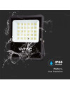 V-TAC 20W LED Соларен Прожектор 4000К - 6971 - 3