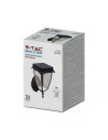 V-TAC 2W LED Соларна Стенна Лампа Черен Мат 3000К+6000К - 2892 - 2