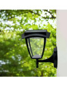 V-TAC 2W LED Соларна Стенна Лампа Черен Мат 3000К+6000К - 2892 - 8