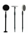 V-TAC 3W LED Соларно Градински Тяло Черно Бяло Тяло 3000K 2бр. - 6668 - 2