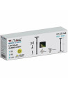 V-TAC 3W LED Соларно Градински Тяло Черно Бяло Тяло 4000K 2бр. - 6667 - 2