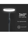 V-TAC 3W LED Соларно Градински Тяло Черно Бяло Тяло 4000K 2бр. - 6667 - 6