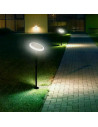 V-TAC 3W LED Соларно Градински Тяло Черно Бяло Тяло 4000K 2бр. - 6667 - 10