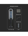 V-TAC 5W LED Соларно Градинско Тяло Сензор 4000К - 6665 - 9