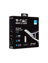V-TAC 50W Улична Лампа Соларна SAMSUNG Chip Бяло Тяло 6400K - 20341 - 8