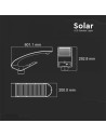 V-TAC LED Соларно Градинско Тяло 20W PIR Сензор Дистанционно 6400К - 5506 - 2