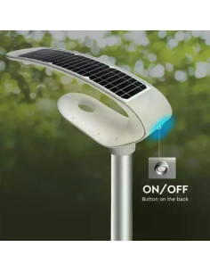V-TAC LED Соларно Градинско Тяло 20W PIR Сензор Дистанционно 4000К - 5505 - Цена | LEDs4economy 2