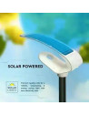 V-TAC LED Соларно Градинско Тяло 20W PIR Сензор Дистанционно 4000К - 5505 - 6