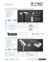 V-TAC LED Соларно Градинско Тяло 20W PIR Сензор Дистанционно 4000К - 5505 - 12