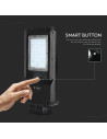 V-TAC 15W Улична Лампа Соларна Черна 6000K - 8548 - 6