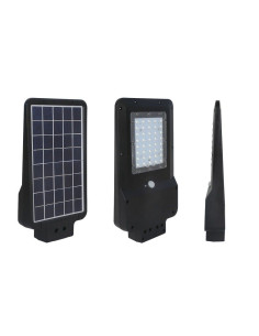 V-TAC 15W Улична Лампа Соларна Черна 6000K - 8548 - Цена | LEDs4economy 2