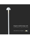 V-TAC 3W Led Настолна Лампа Бяла 3000-6500 - 10329 - 3