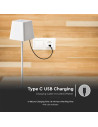 V-TAC 2W LED Настолна Лампа Бяло Тяло 3000К IP54 - 7691 - 2