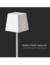 V-TAC 2W LED Настолна Лампа Бяло Тяло 3000К IP54 - 7691 - 4