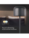 V-TAC LED Настолна Лампа 2200mAH Батерия D86*H210mm Бяло Черно IP54 3000-6500K - 10450 - 4