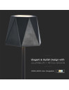 V-TAC 1.5W LED Настолна Лампа Черна 3in1 - 10330 - 9