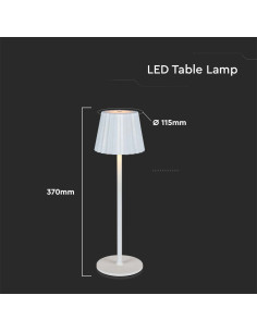 V-TAC 1.5W LED Настолна Лампа Бяла 3in1 - 10326 - Цена | LEDs4economy 2