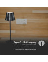 V-TAC 1.5W LED Настолна Лампа Черна 3in1 - 10325 - 6
