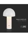 V-TAC LED Настолна Лампа 1800mAh Батерия 150x250 3000-6500 Бяло Тяло - 7899 - 3