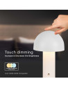 V-TAC LED Настолна Лампа 1800mAh Батерия 150x250 3000-6500 Бяло Тяло - 7899 - 6