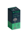 V-TAC LED Настолна Лампа 1800mAh Батерия 115x300 3000-6500 Сиво Тяло - 7987 - 3