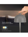 V-TAC LED Настолна Лампа 1800mAh Батерия 115x300 3000-6500 Сиво Тяло - 7987 - 5
