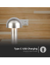 V-TAC LED Настолна Лампа 1800mAh Батерия 150x250 3000-6500 Шампанско Тяло - 7937 - 7