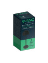 V-TAC LED Настолна Лампа 1800mAh Батерия 115x300 3000-6500 Черно Тяло - 7985 - 3